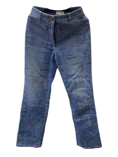 Chanel denim jeans - denim,